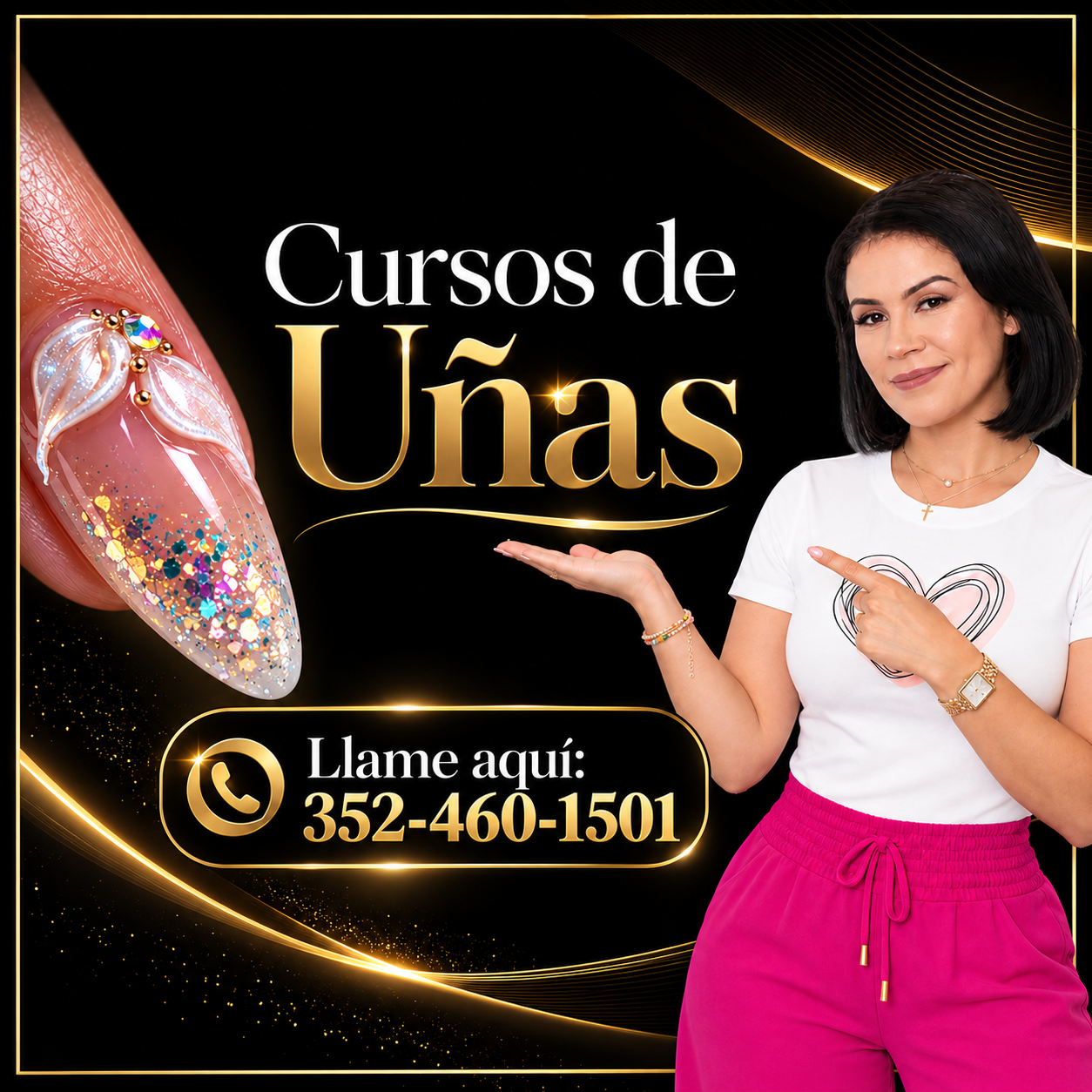 Curso Online de Uñas Acrilicas + Polygel (Inclye Materiales)
